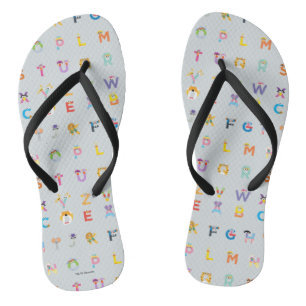 Sesamstraße Alphabet - Buchstaben Flip Flops