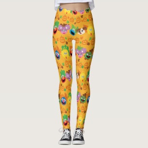 Sesamstraße Autumn Leaves Pattern Leggings
