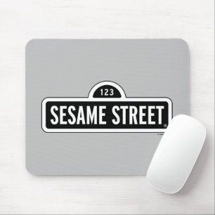 Sesamstraße B&W-Logo Mousepad