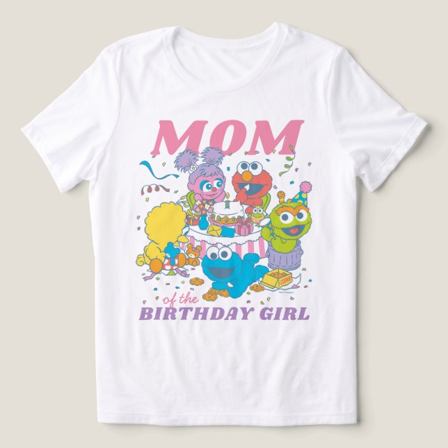 Sesamstraße | Baby's First Birthday - Mama Tri-Blend Shirt (Design Vorderseite)