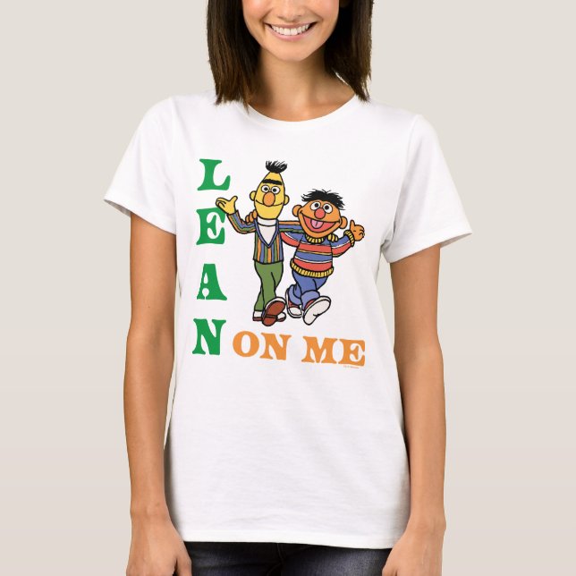 Sesamstraße | Bert & Ernie Lean über mich T-Shirt (Vorderseite)