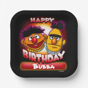 Sesamstraße   Bert & Ernie Themed Geburtstag Pappteller