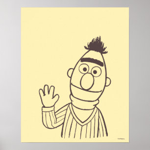 Sesamstraße Bert Poster