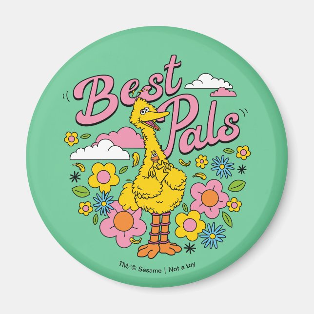 Sesamstraße | Best Yellow Bird Pals Magnet (Vorne)