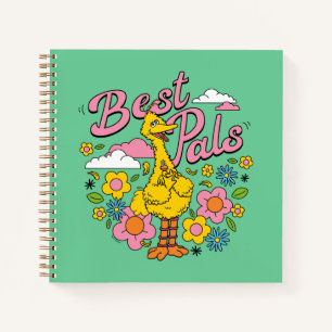 Sesamstraße Beste gelbe Vogelfreunde Notizbuch