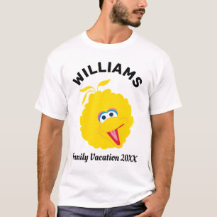 Sesamstraße Big Bird Familienurlaub T-Shirt