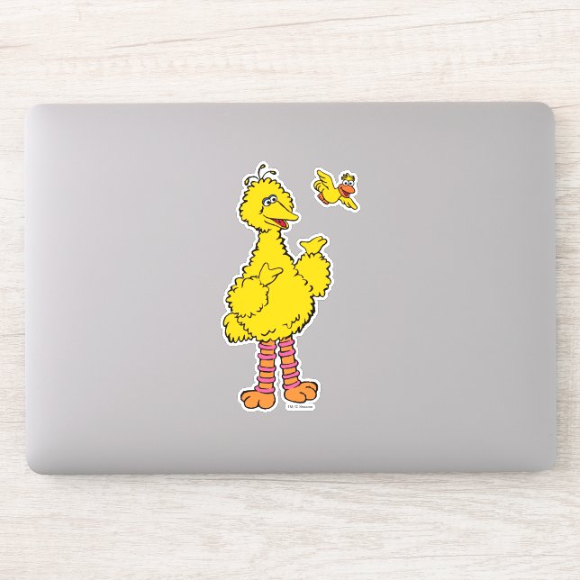 Sesamstraße | Big Bird & Little Bird Aufkleber (Computer)
