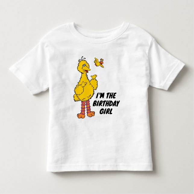 Sesamstraße | Big Bird & Little Bird Kleinkind T-shirt (Vorderseite)