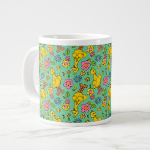 Sesamstraße Big Bird & Little Bird Muster Jumbo-Tasse