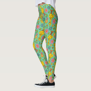 Sesamstraße Big Bird & Little Bird Muster Leggings