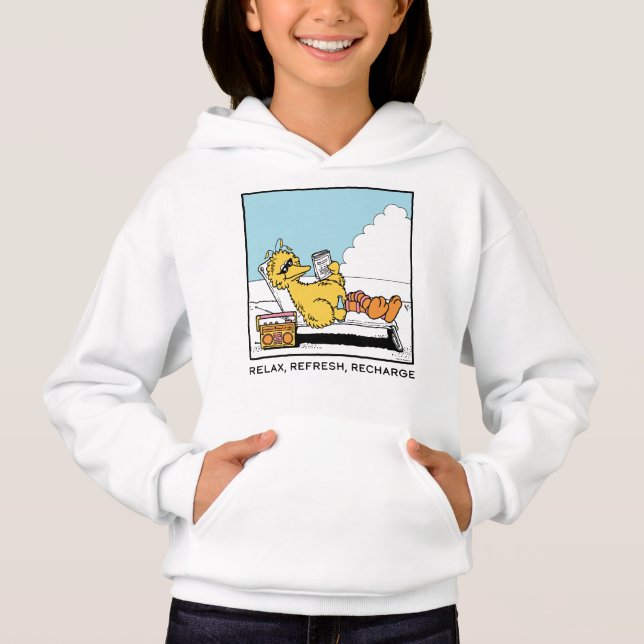 Sesamstraße | Big Bird Relax Relax Relax Hoodie (Vorderseite)