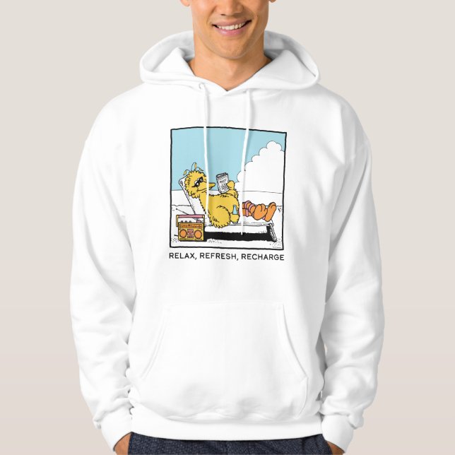 Sesamstraße | Big Bird Relax Relax Relax Hoodie (Vorderseite)