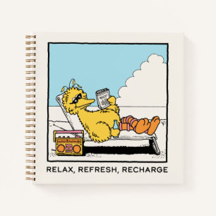 Sesamstraße   Big Bird Relax Relax Relax Notizbuch