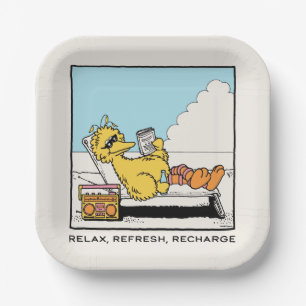 Sesamstraße   Big Bird Relax Relax Relax Pappteller