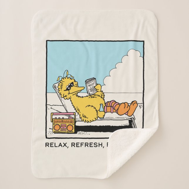 Sesamstraße | Big Bird Relax Relax Relax Sherpadecke (Vorderseite)