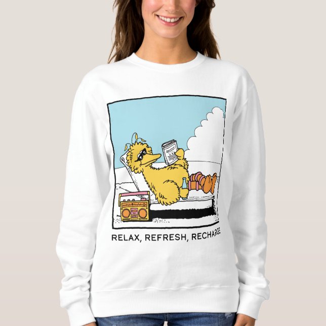 Sesamstraße | Big Bird Relax Relax Relax Sweatshirt (Vorderseite)