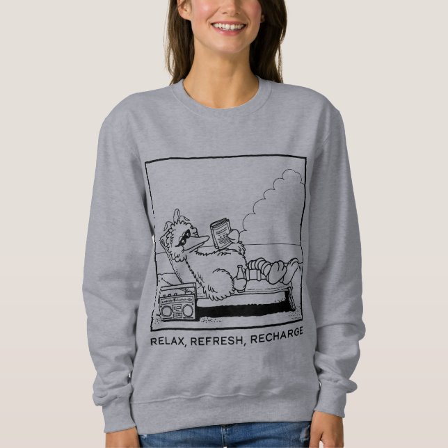 Sesamstraße | Big Bird Relax Relax Relax Sweatshirt (Vorderseite)