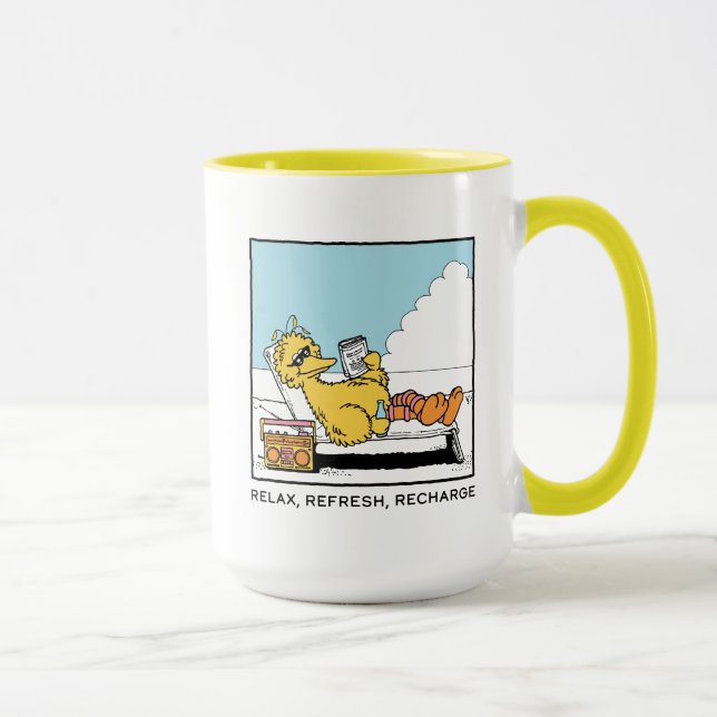 Sesamstraße | Big Bird Relax Relax Relax Tasse (Rechts)