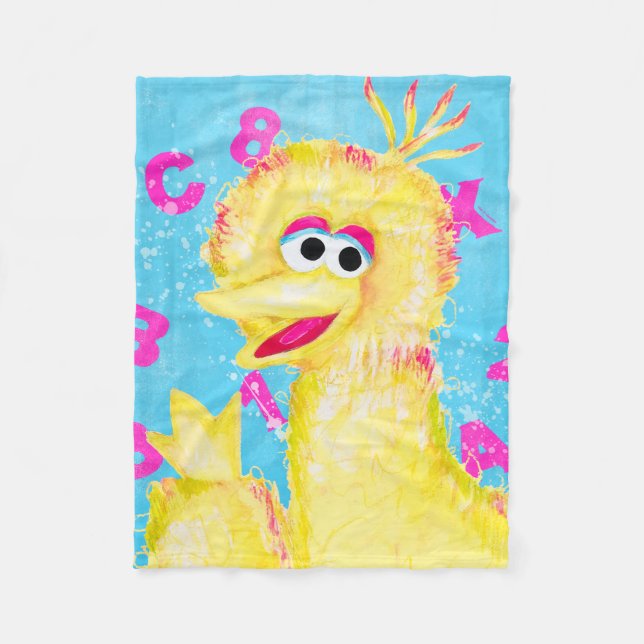 Sesamstraße | Big Bird Waving Fleecedecke (Vorderseite)