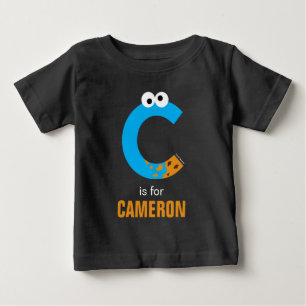 Sesamstraße C steht für Cookie Monster Baby T-shirt