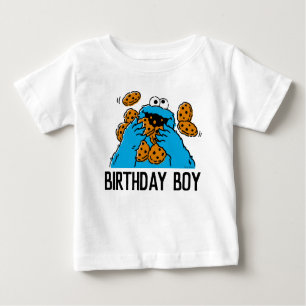 Sesamstraße Cookie Monster 1. Geburtstag Baby T Baby T-shirt