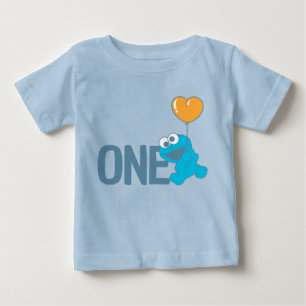 Sesamstraße Cookie Monster 1. Geburtstag Baby T-shirt