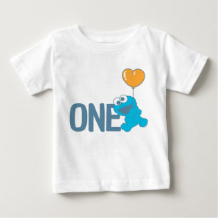 Sesamstraße Cookie Monster 1. Geburtstag Baby T-shirt