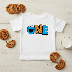 Sesamstraße Cookie Monster 1. Geburtstag Baby T-shirt