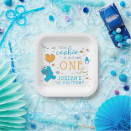 Sesamstraße | Cookie Monster 1. Geburtstag Pappteller