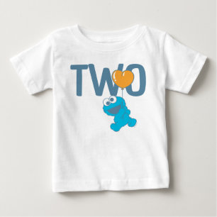 Sesamstraße Cookie Monster 2. Geburtstag Baby T-shirt