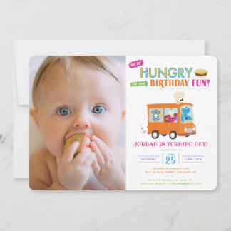 Sesamstraße | Cookie Monster Food Truck Geburtstag Einladung