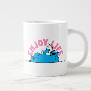 Sesamstraße Cookie Monster Genießen Sie das Lebe Jumbo-Tasse