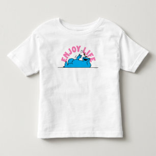 Sesamstraße Cookie Monster Genießen Sie das Lebe Kleinkind T-shirt