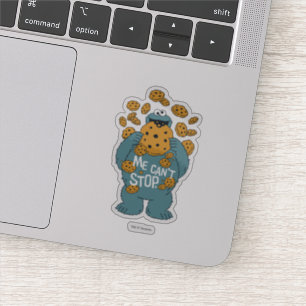 Sesamstraße Cookie Monster - Ich kann nicht aufh Aufkleber