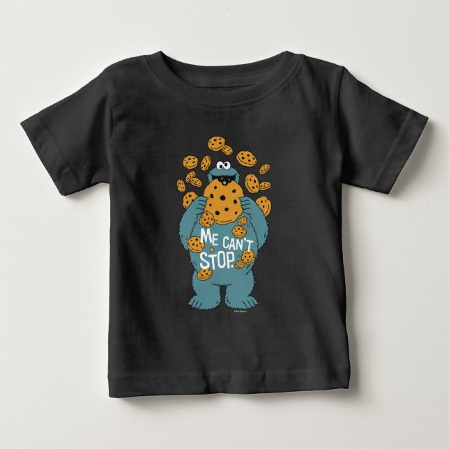 Sesamstraße | Cookie Monster - Ich kann nicht aufh Baby T-shirt (Vorderseite)