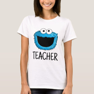 Sesamstraße   Cookie Monster Lehrer T-Shirt