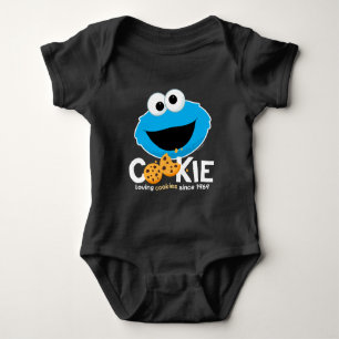 Sesamstraße   Cookie Monster Love Cookies Baby Strampler