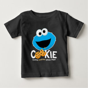 Sesamstraße   Cookie Monster Love Cookies Baby T-shirt