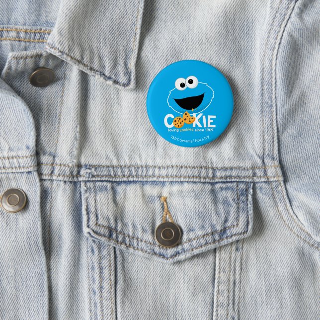 Sesamstraße | Cookie Monster Love Cookies Button (Beispiel)