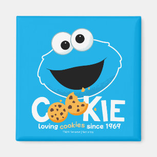 Sesamstraße   Cookie Monster Love Cookies Magnet
