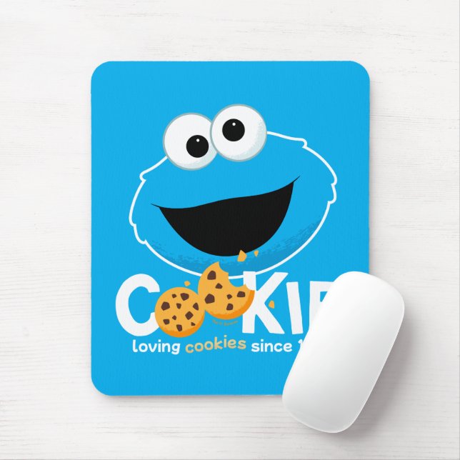 Sesamstraße | Cookie Monster Love Cookies Mousepad (Mit Mouse)