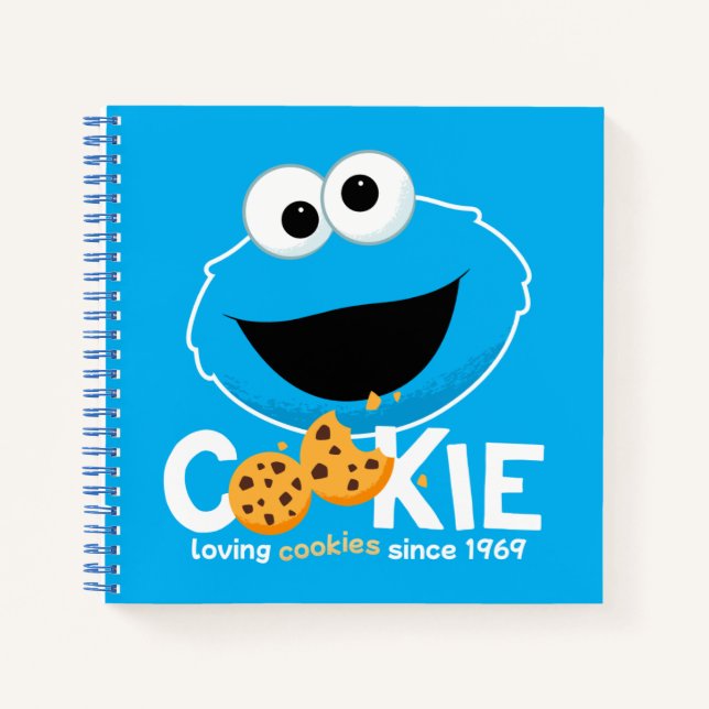 Sesamstraße | Cookie Monster Love Cookies Notizbuch (Vorderseite)