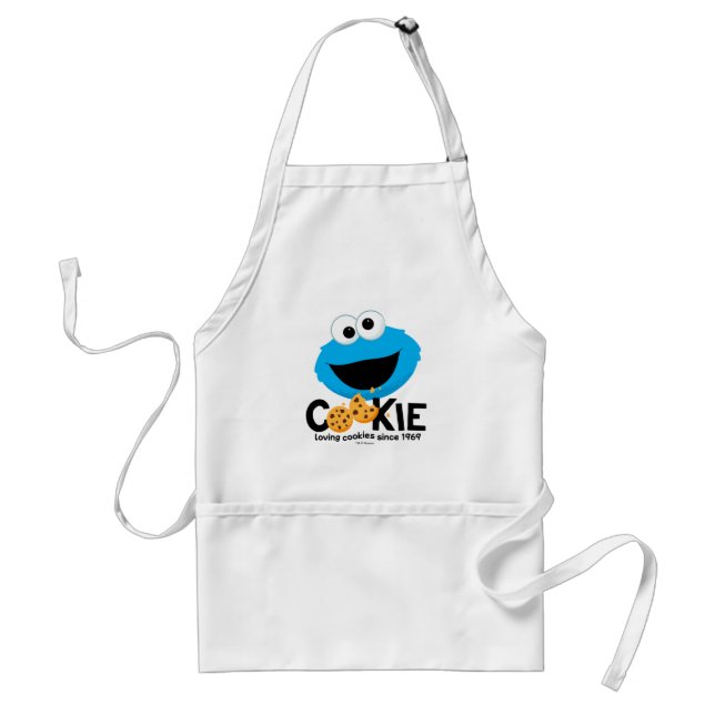 Sesamstraße | Cookie Monster Love Cookies Schürze (Vorne)