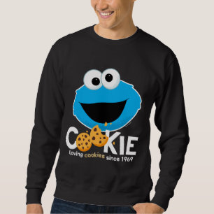 Sesamstraße Cookie Monster Love Cookies Sweatshirt