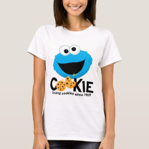 Sesamstraße   Cookie Monster Love Cookies T-Shirt