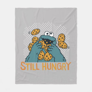 Sesamstraße Cookie Monster - Noch Hunger Fleecedecke