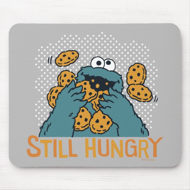 Sesamstraße | Cookie Monster - Noch Hunger Mousepad (Vorne)
