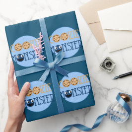 Sesamstraße | Cookie Monster Wrapping Paper Geschenkpapier