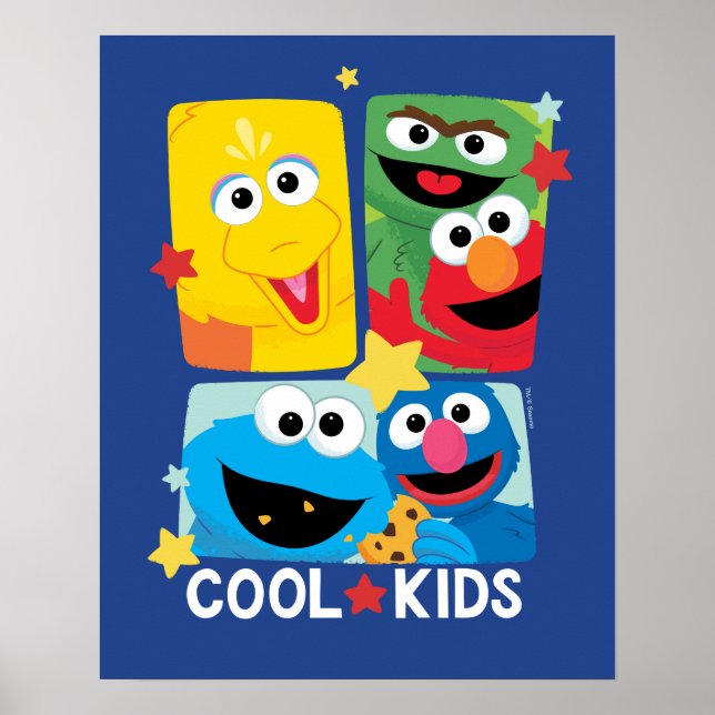Sesamstraße | Coole Kinder Poster (Vorne)