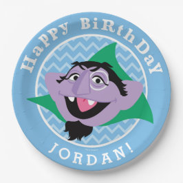 Sesamstraße | Count von Count Birthday Pappteller